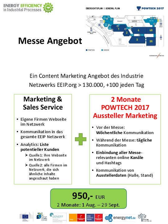 POWTECH17 Messe Angebot