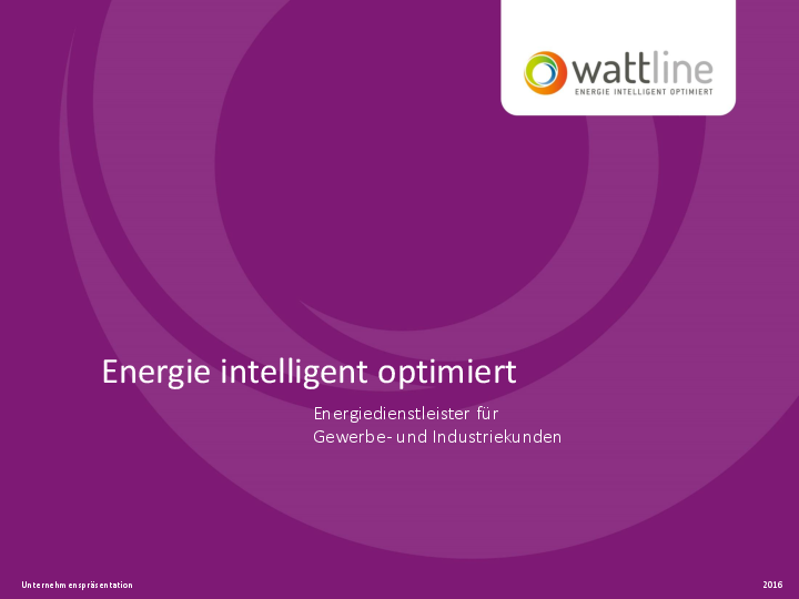 Wattline Unternehmenspräsentation