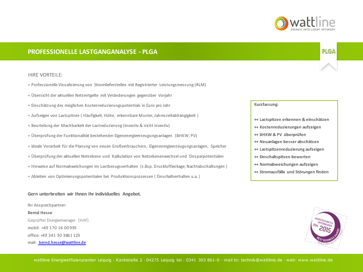 Professionelle Lastganganalyse