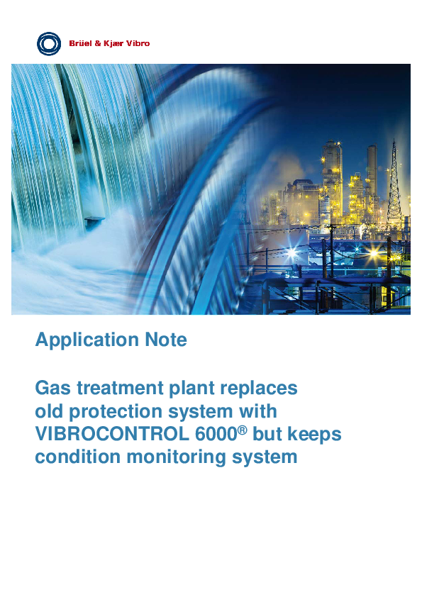 How to change machine protection system in sensitive gas treatment plant