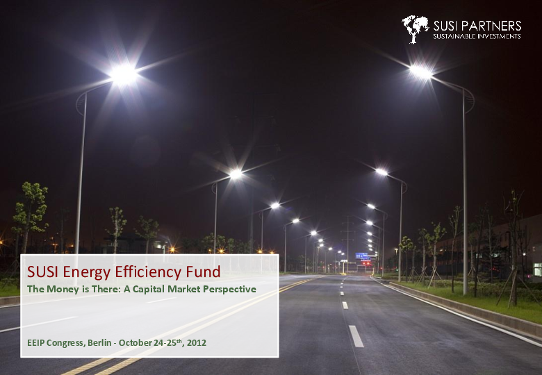 Financing Energy Efficiency: A Capital Market perspective
