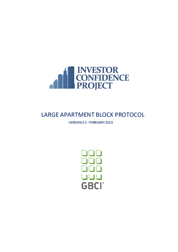 Protocol Large Apartment Block 2018 (ENG)