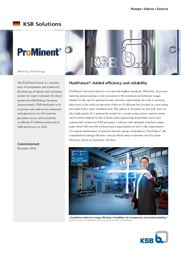 ProMinent - process metering pumps