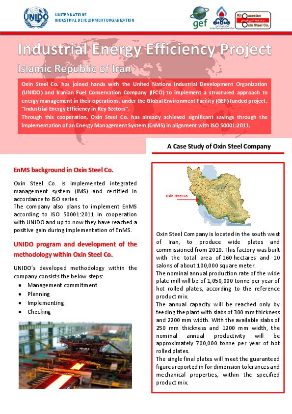 Case Study of Oxin Steel Company