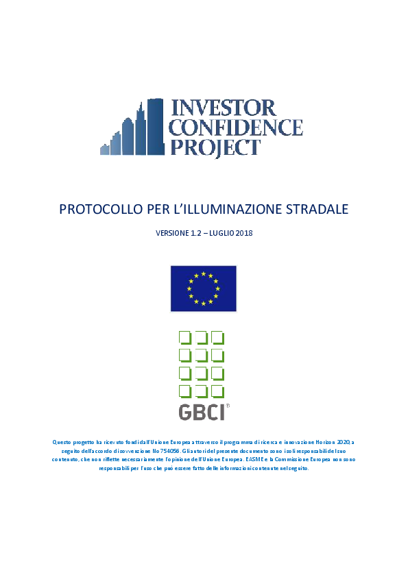 Protocol Street Lighting 2019 (ITA)