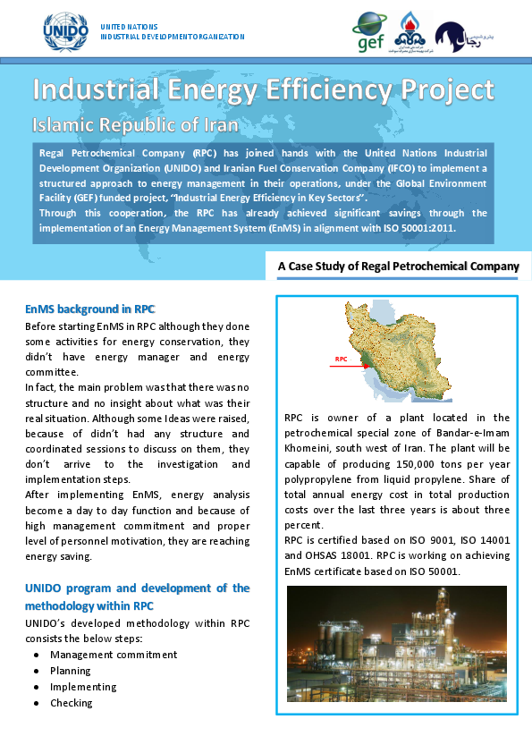 Case Study of Regal Petrochemical Company