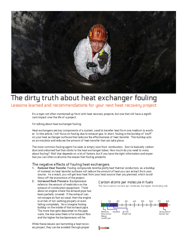 Dirty Truth about Heat Exchangers