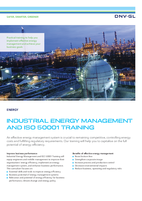 IEM and ISO 50001 Training