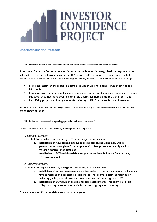 FAQ 2: ICP protocols (ENG)