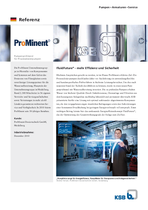 ProMinent - Prozessdosierpumpen