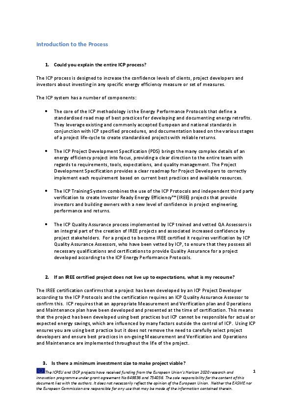 FAQ 1: ICP Process (ENG)